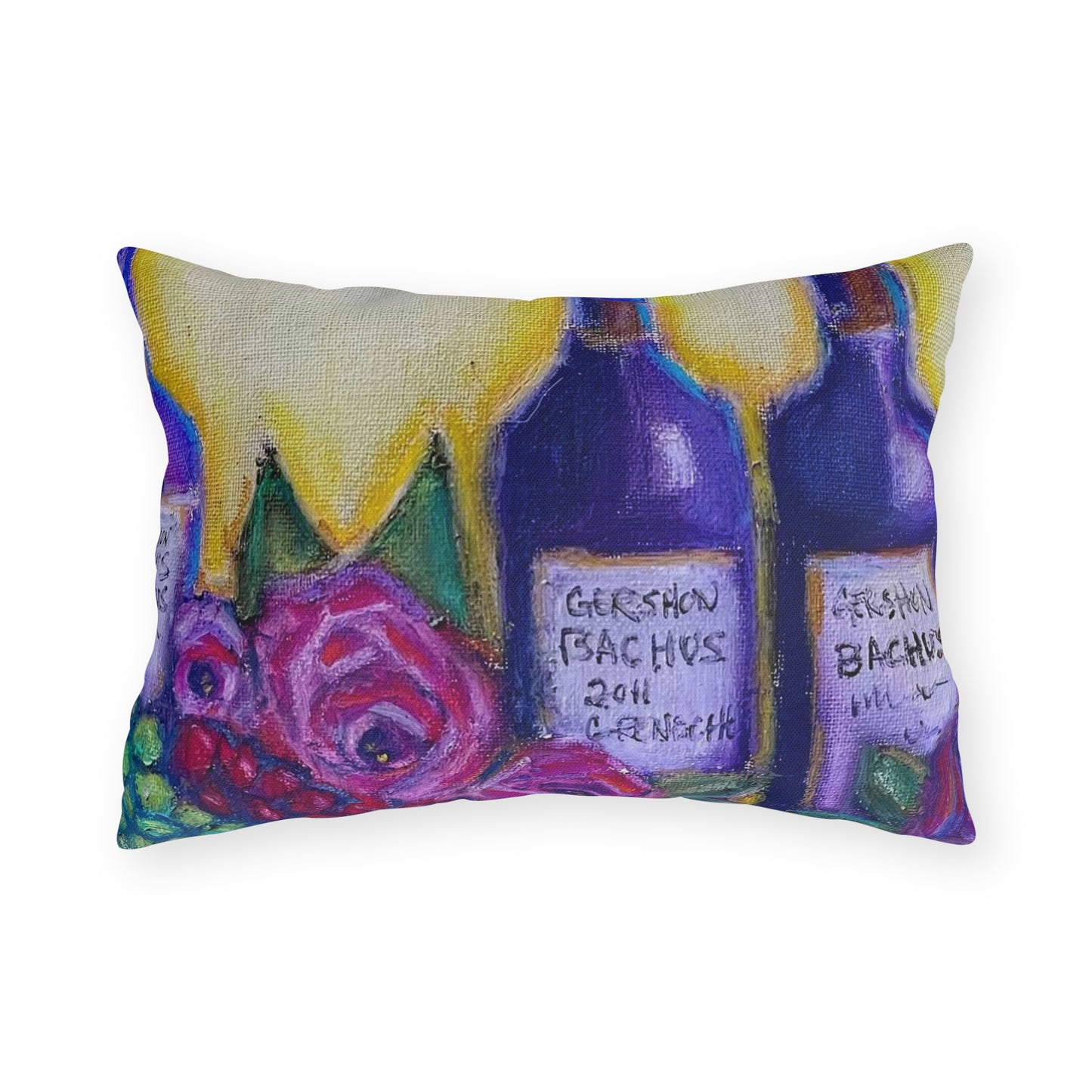 GBV Wine and Roses Outdoor Pillows