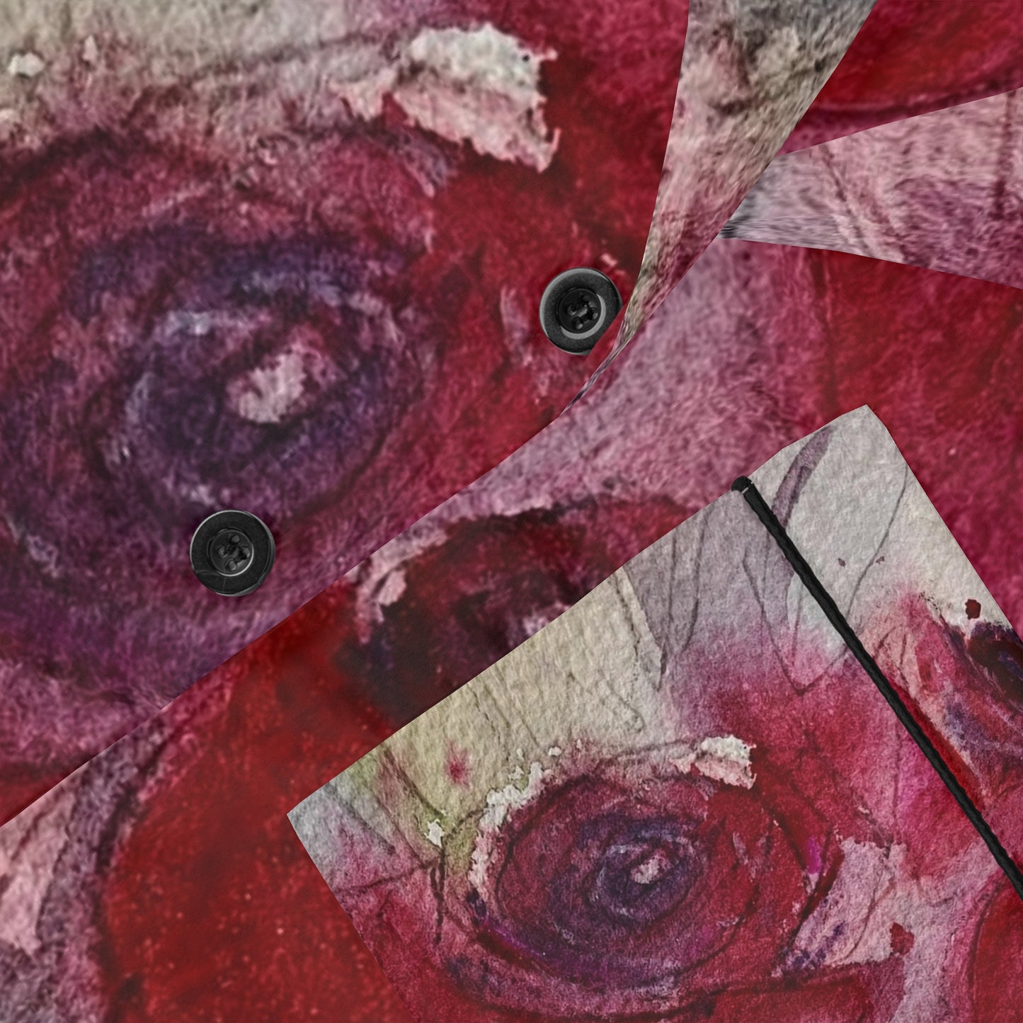 Satin Pajamas — Luxury Valentine's & Mother's Day Gift-Red Roses