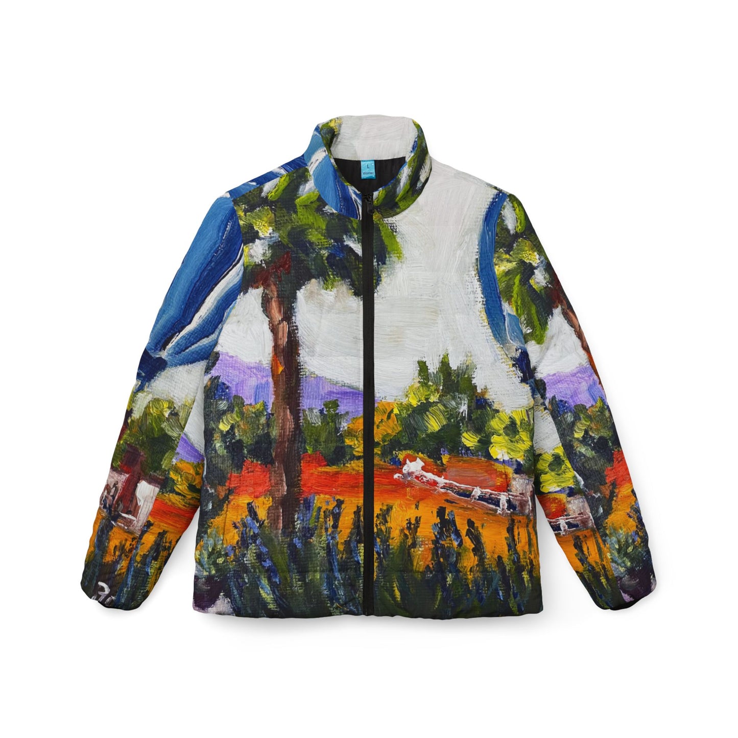 Women's Puffer Jacket - Roxy Rich Fine Art -Balloons by Lorenzi