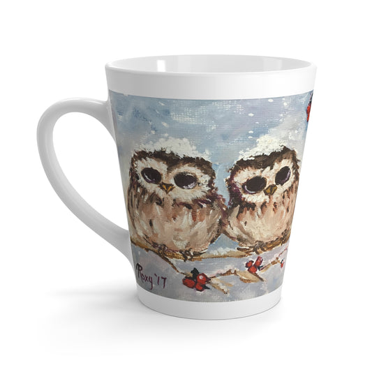 Mug - Adorable Baby Owls in Snow-Made in and Ships from USA