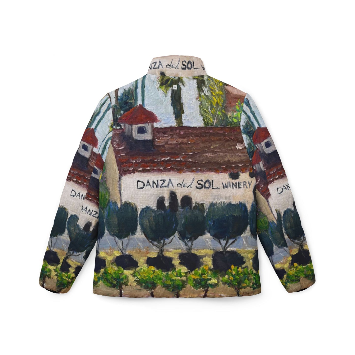 Women's Puffer Jacket - Roxy Rich Fine Art -Danza del Sol Winery