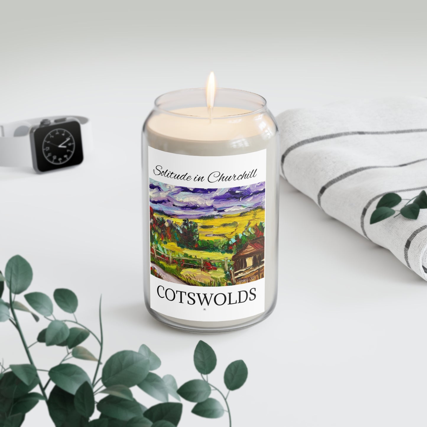 Scented Candle, 13.75oz-Solitude in Churchill- Cotswolds