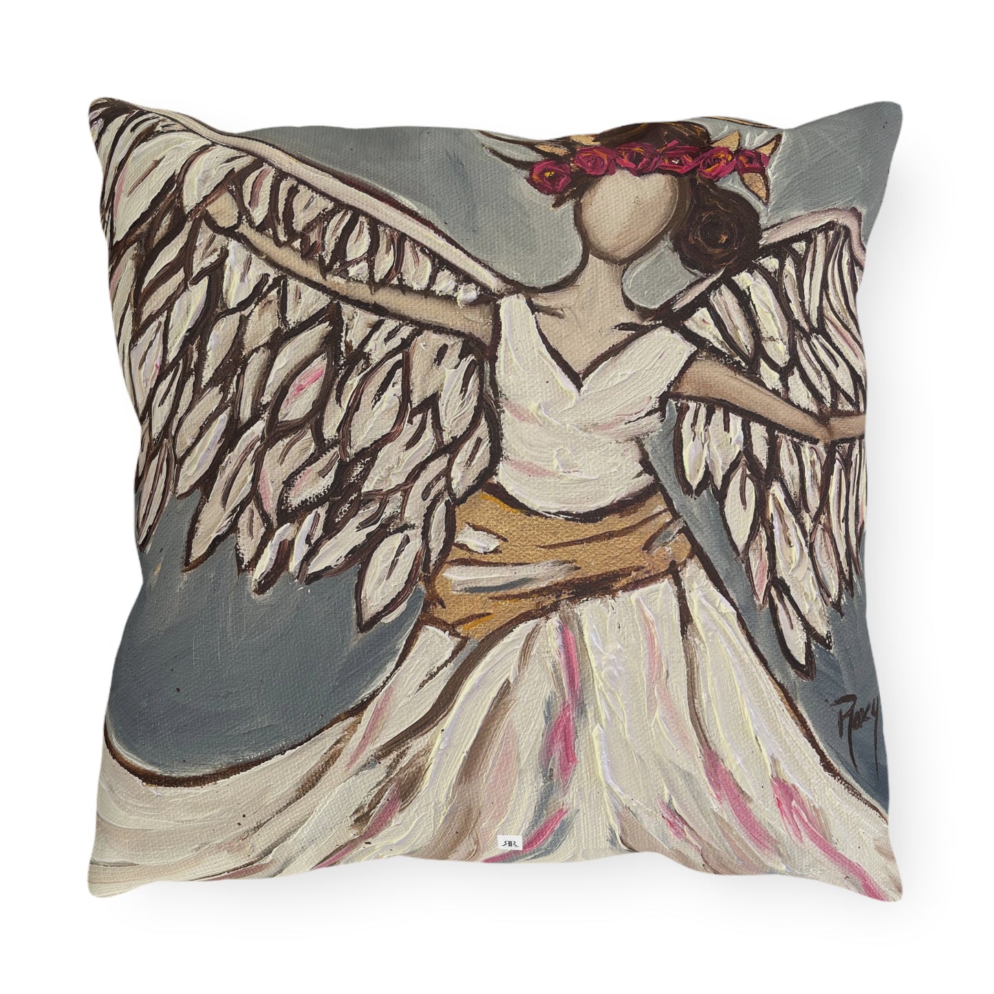 Angel Rising Outdoor Pillows