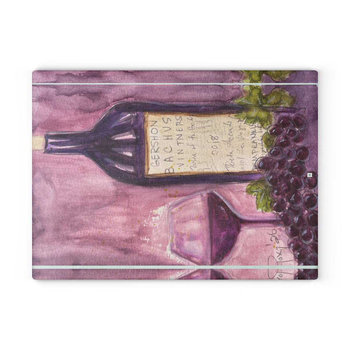 Glass Cutting Board-GBV Porta Accanto Tempranillo