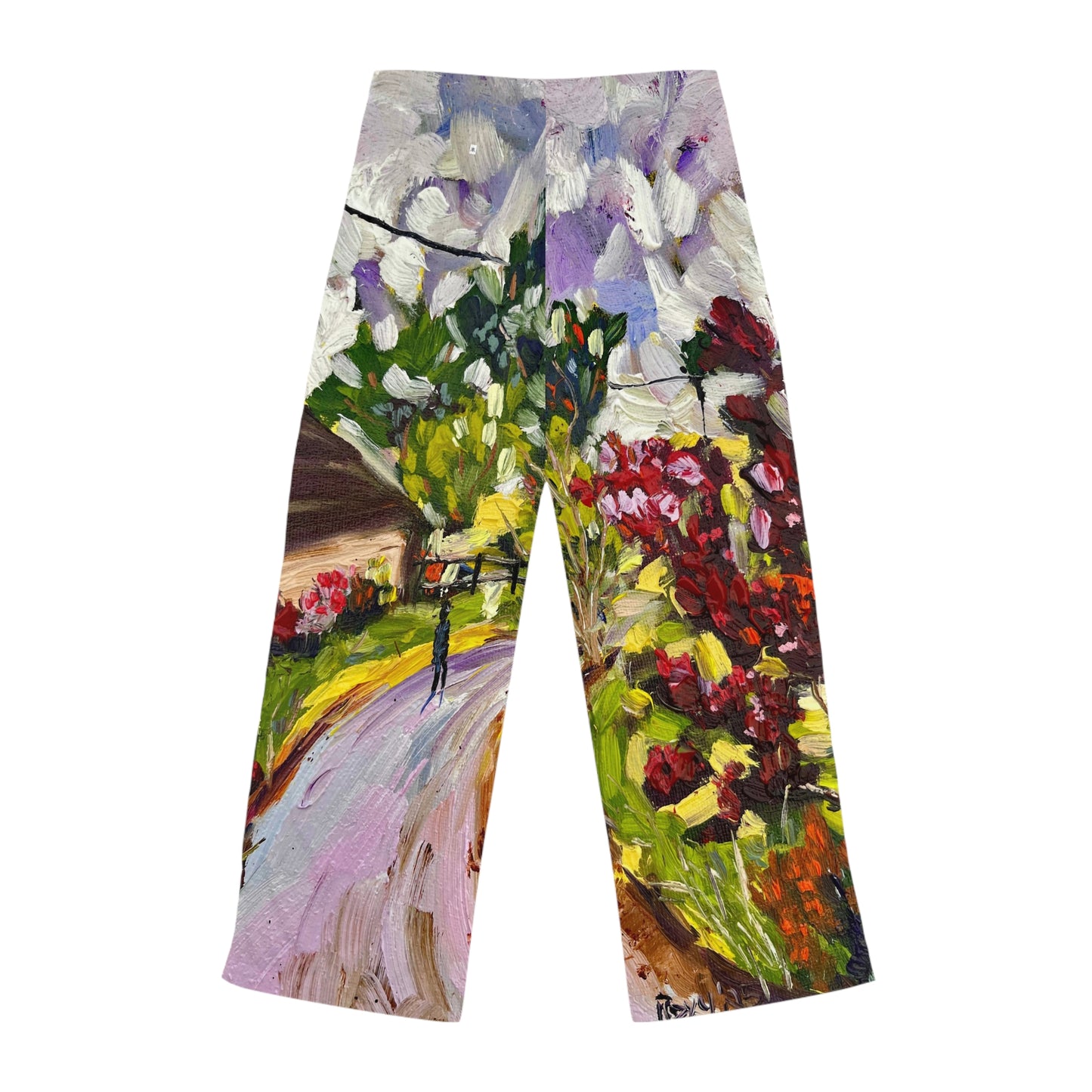 Women's Pajama Pants-Dreamy Walk in Churchill Cotswolds
