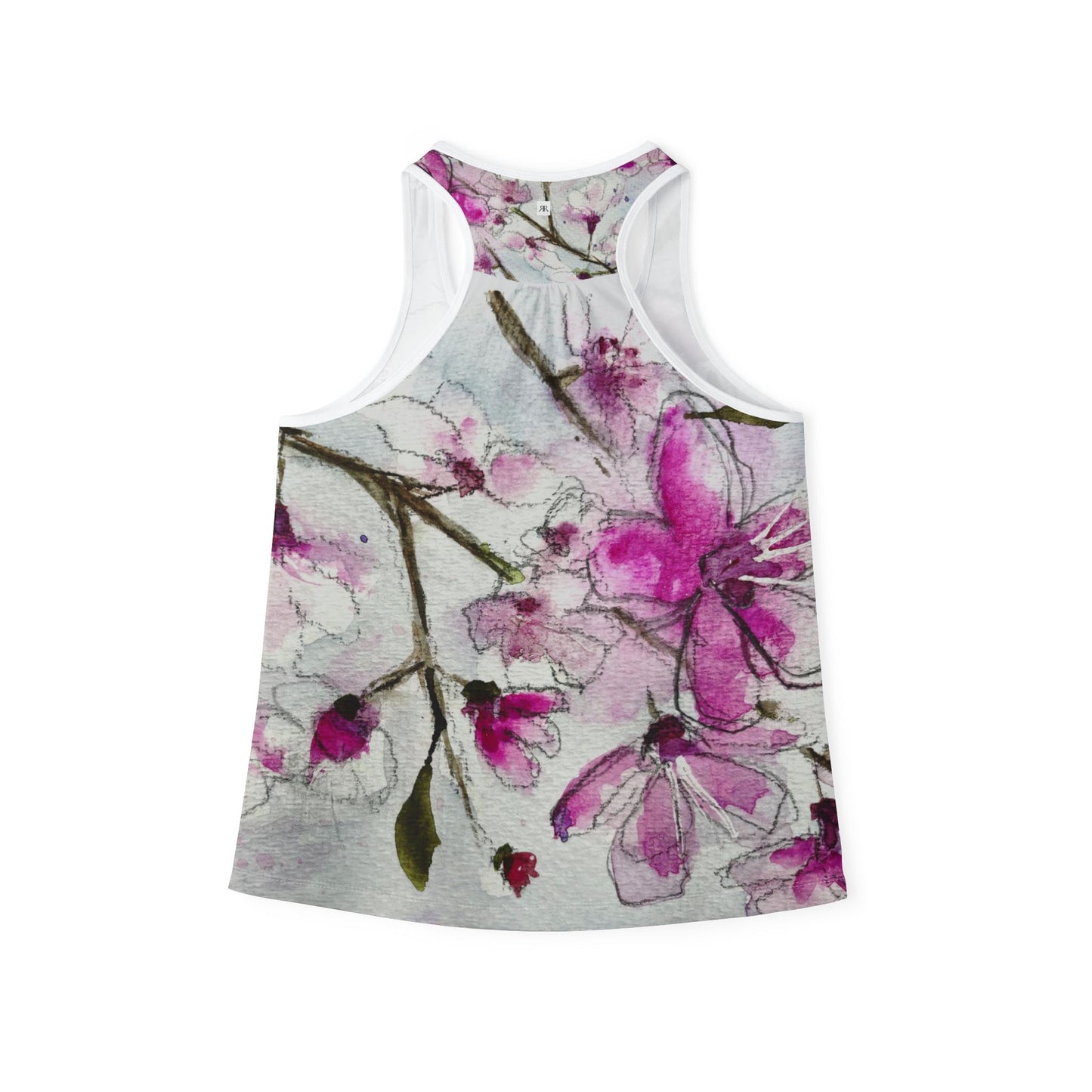 Women's Racerback Tank Top-Cherry Blossoms