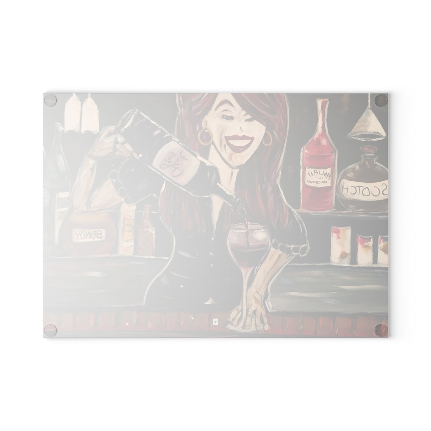 Sassy Notes Glass Cutting Board