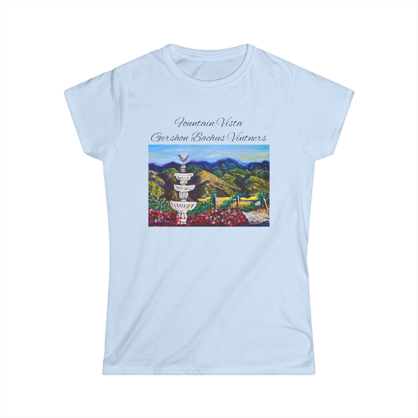 Fountain Vista at GBV Women's Softstyle  Semi-Fitted Tee