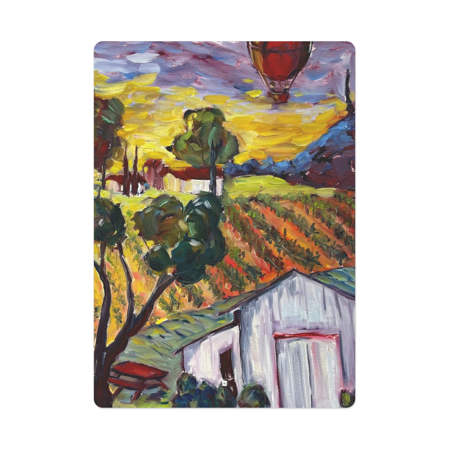 Ultimate Sunrise with Hot Air Balloon Poker Cards/Playing Cards