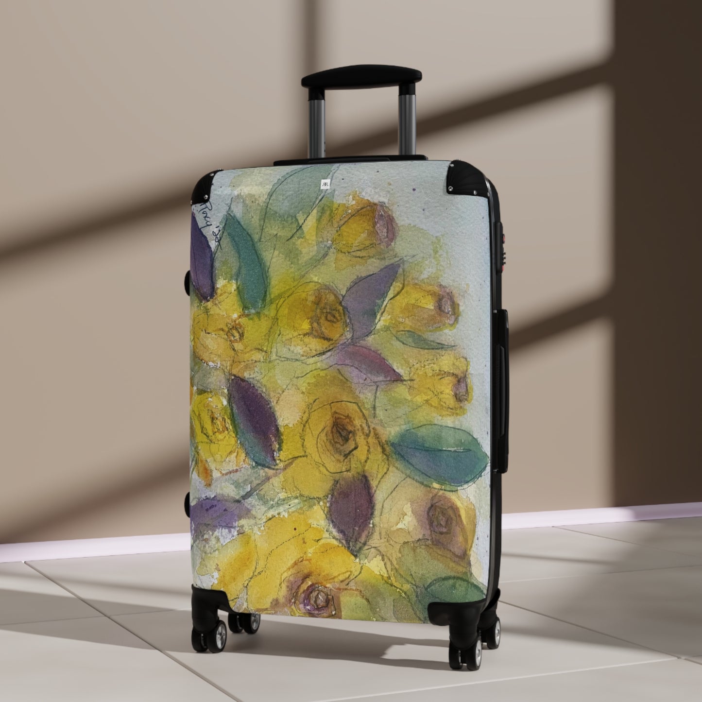 Yellow Roses  Carry On Suitcase (+ 2 Sizes)