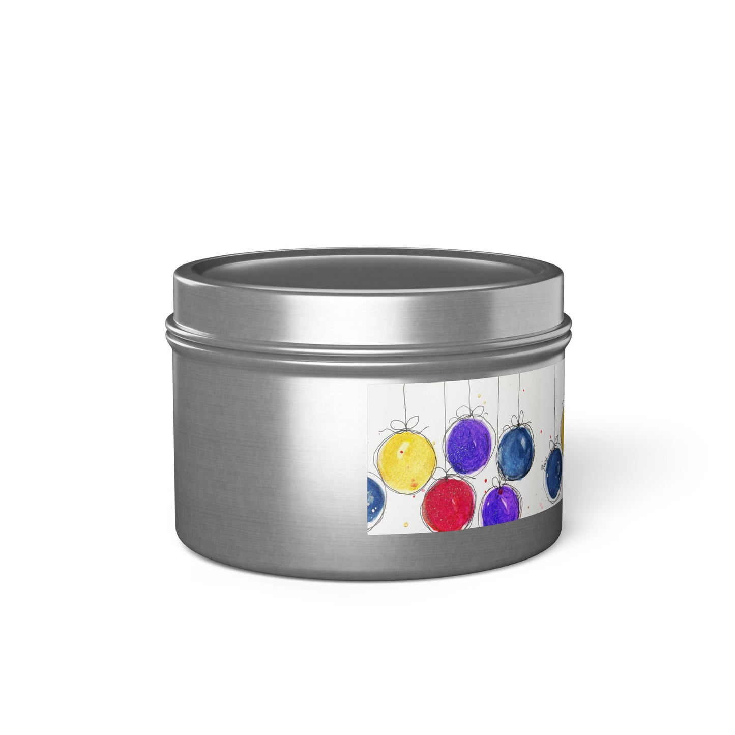 Tin Candle-Christmas Balls
