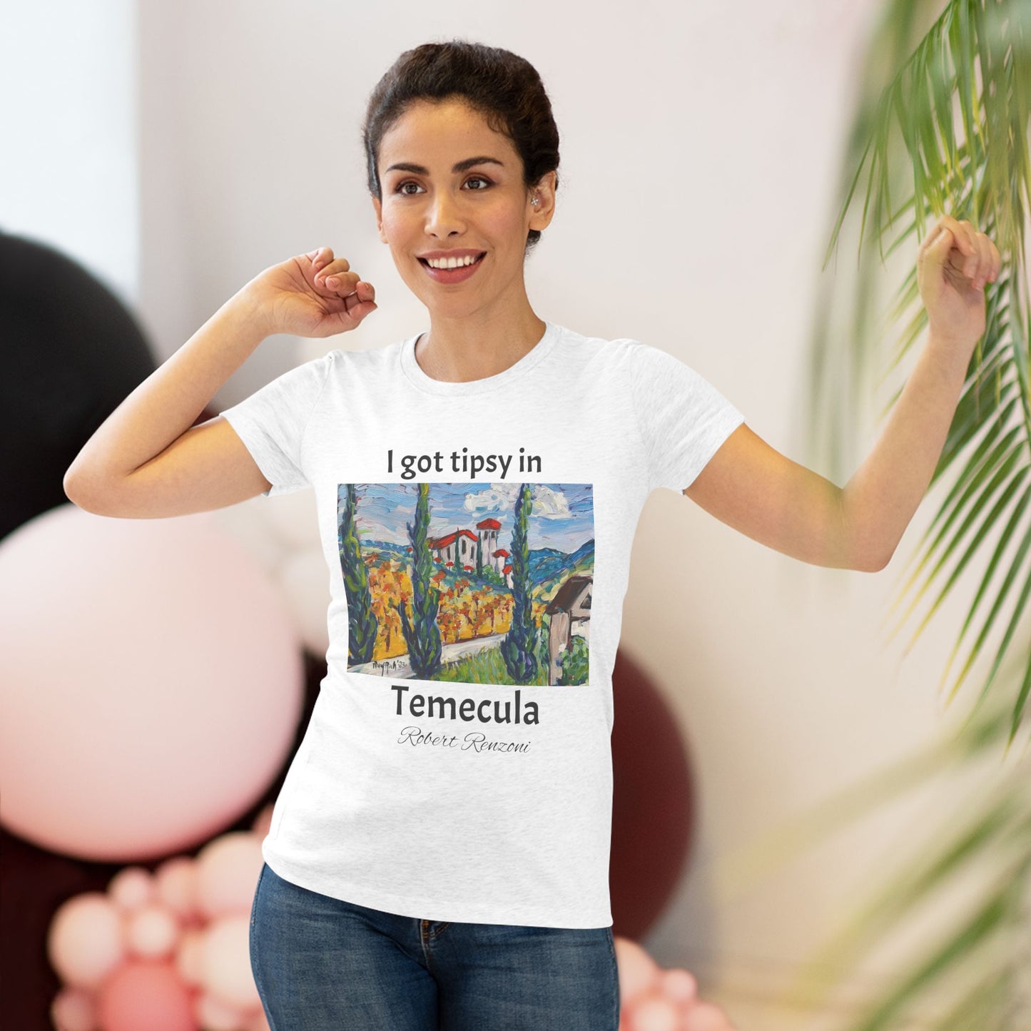 I got tipsy in Temecula Women's fitted Triblend Tee Temecula tee shirt souvenir -Robert Renzoni