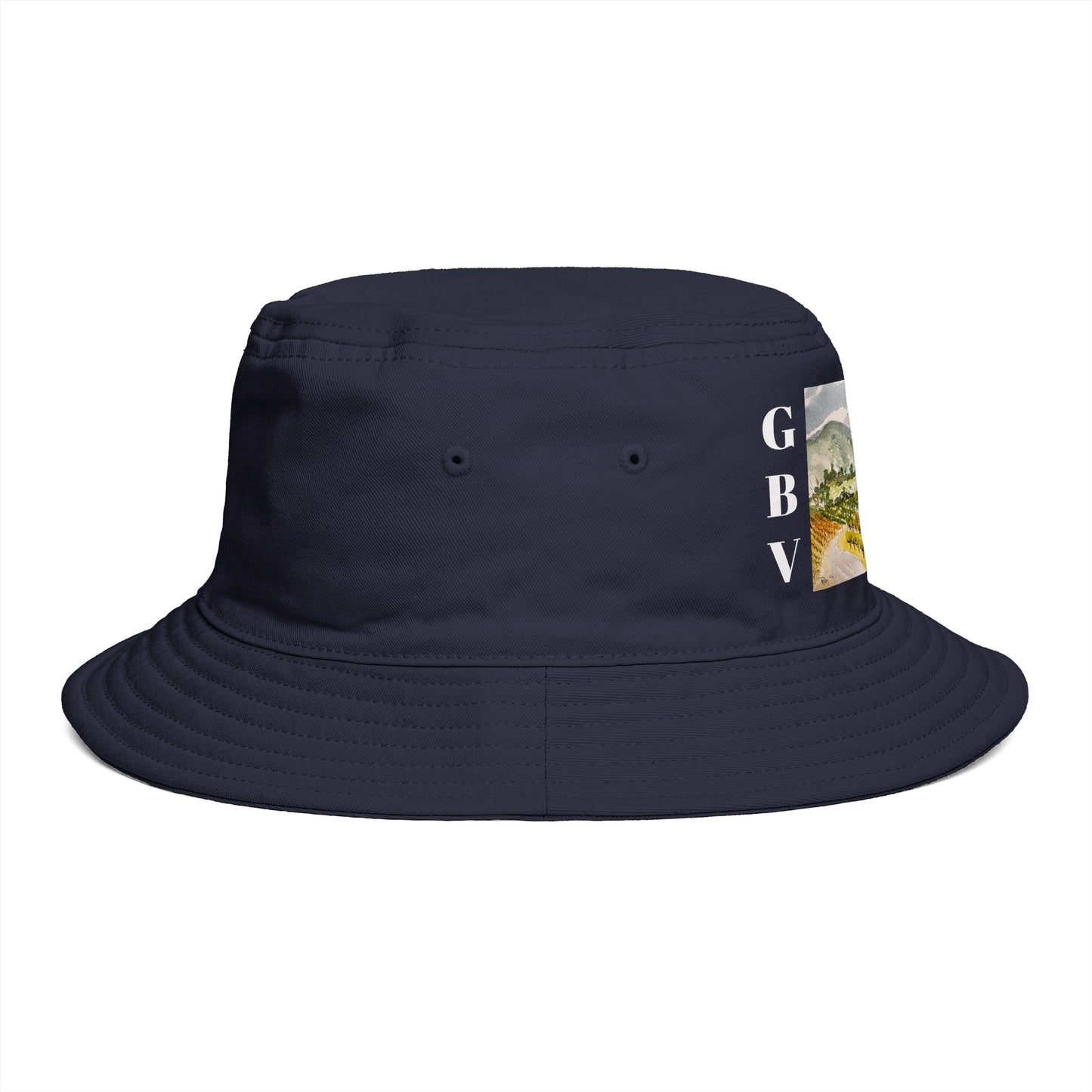 Roxy Rich Fine Art -Road Down from the Villa-GBV- Bucket Hat — Stylish Durable Travel Hat