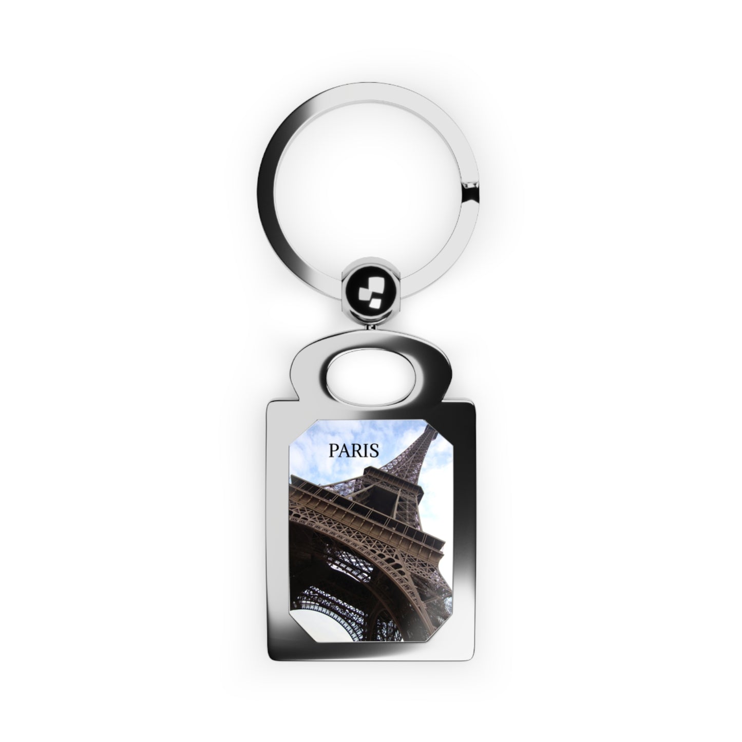 Eiffel Tower Paris Rectangle Photo Keyring