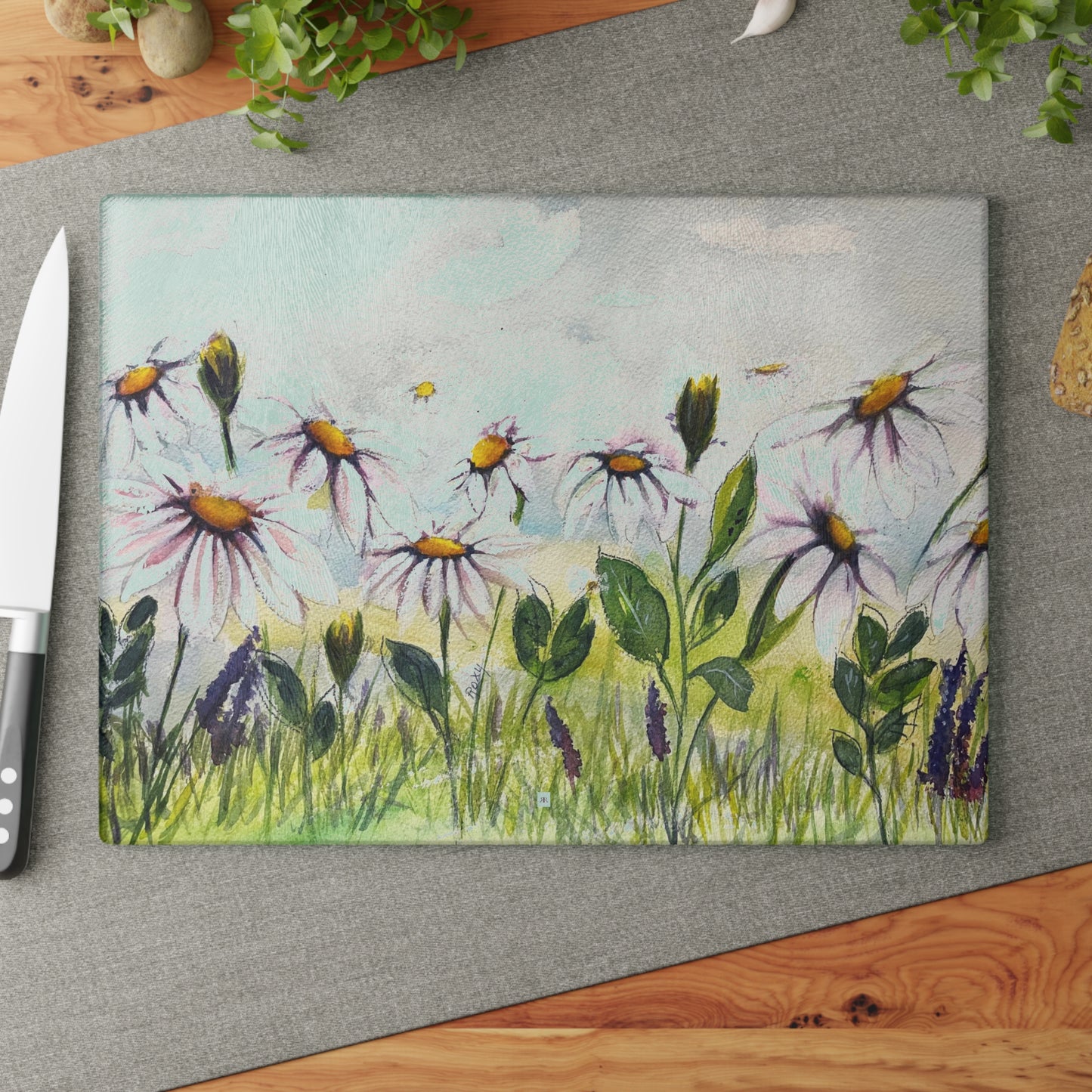 Daisy Meadow Cutting Board