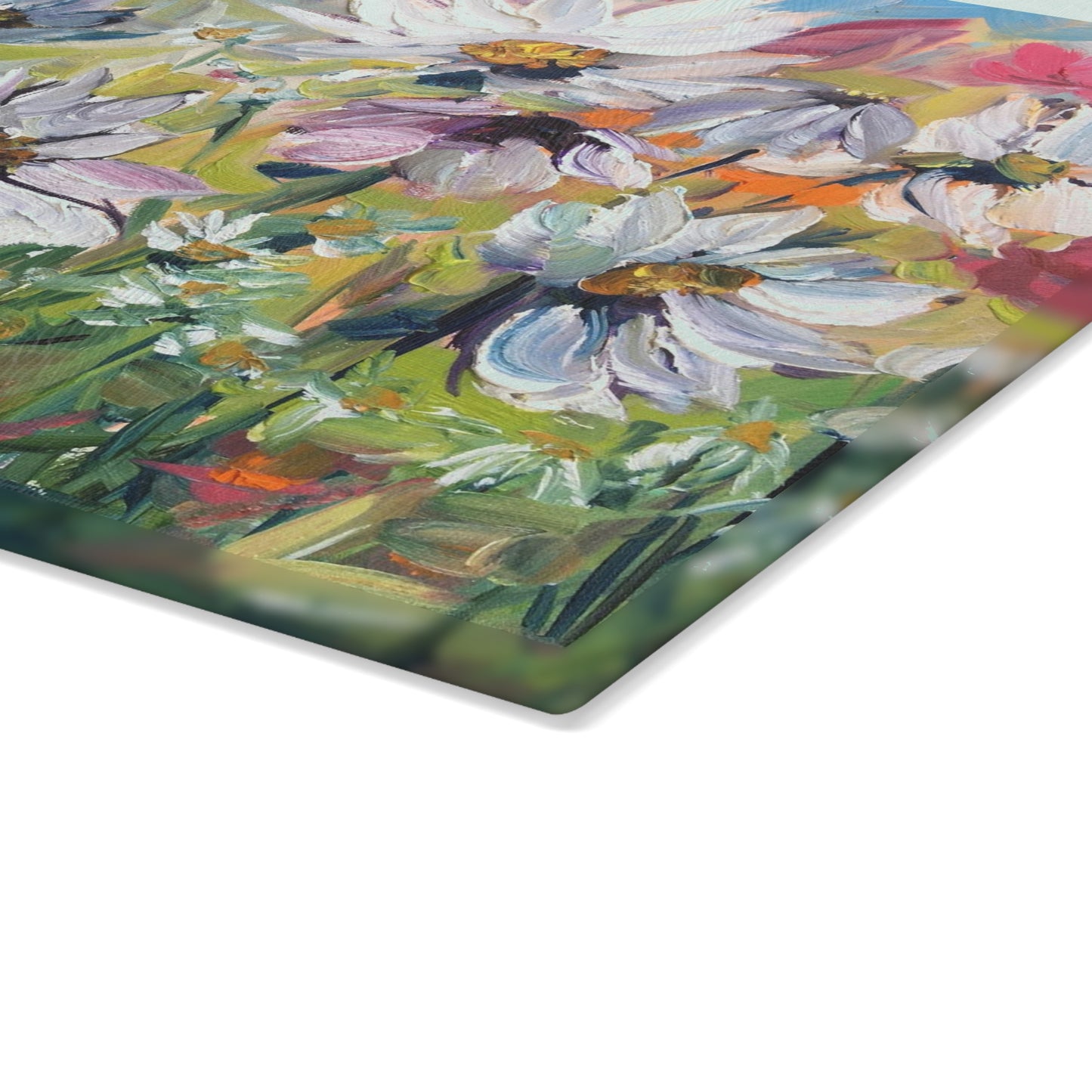 Abstract Daisy Garden Cutting Board