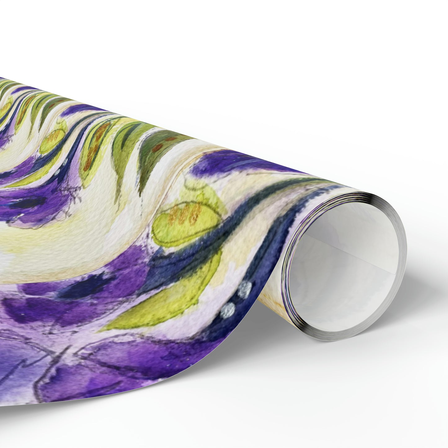 Hummingbird with Purple Tube Flowers (3 Sizes) Wrapping Papers