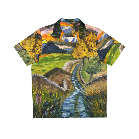 Yorkshire Dales Original English Landscape Camisa hawaiana para hombre