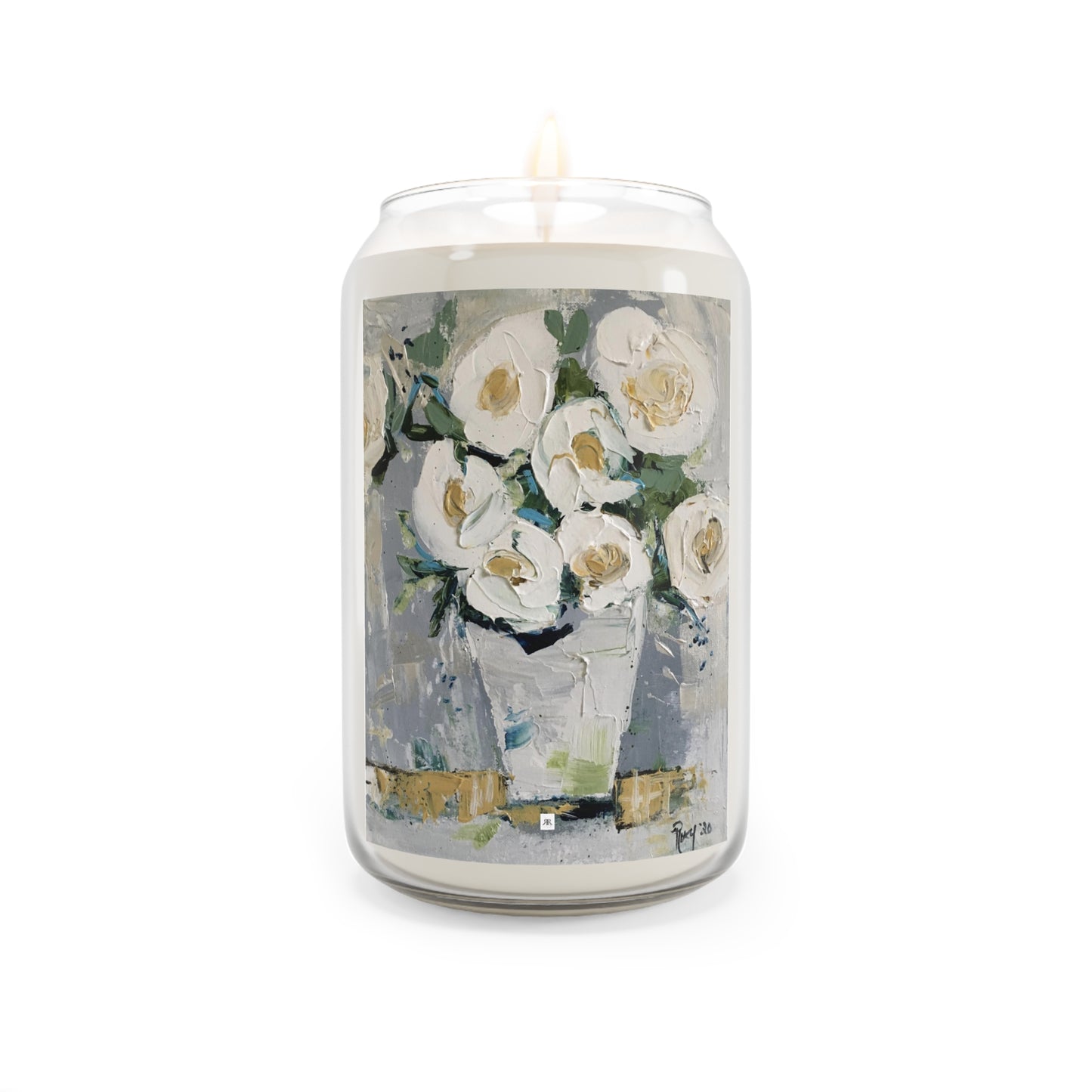 Scented Candle, 13.75oz-Shabby Roses