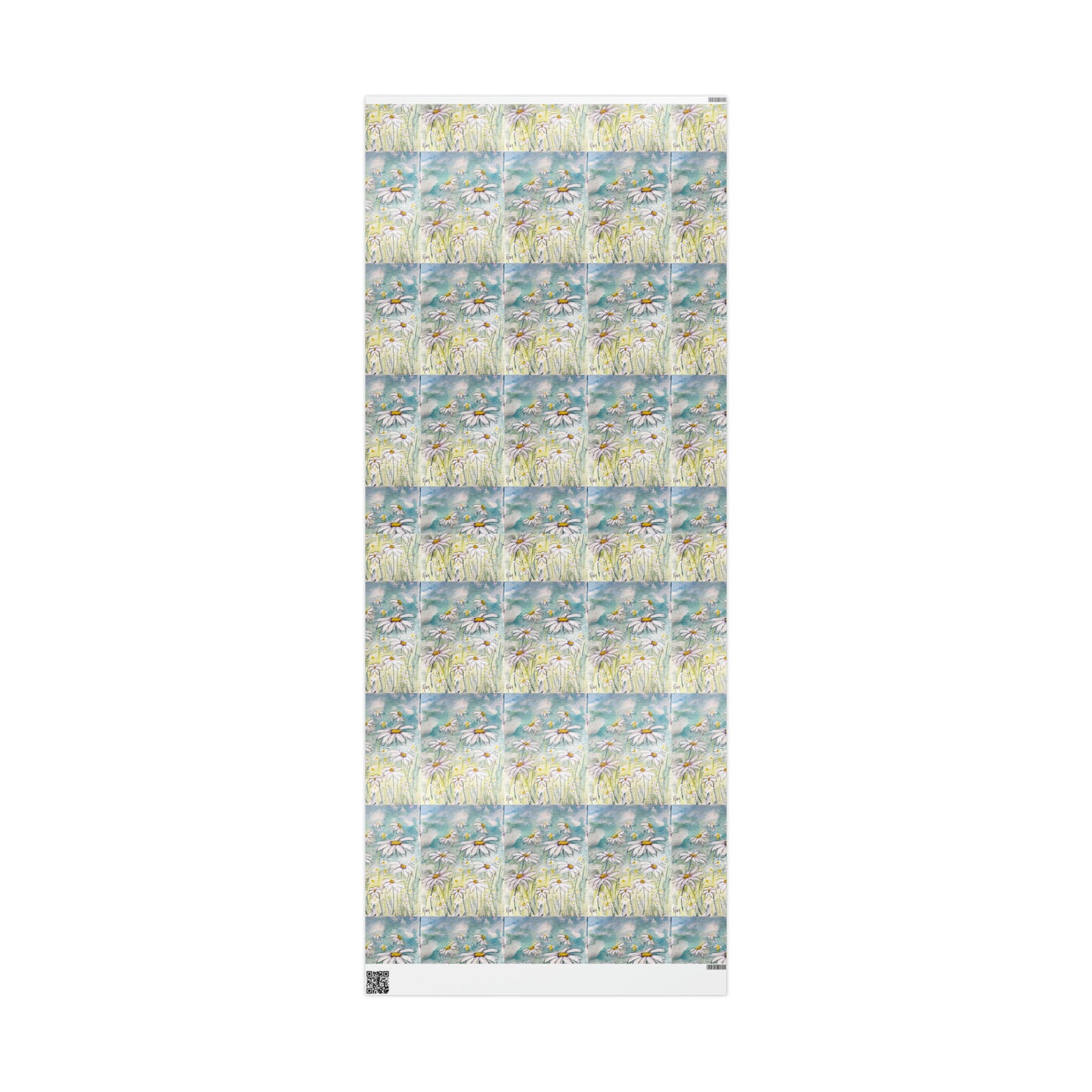 Loose Floral Watercolor Daisies (3 Sizes) Wrapping Papers