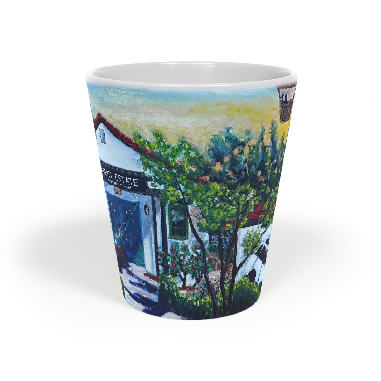 Latte Mug, 12oz-Lorenzi Estate 2024