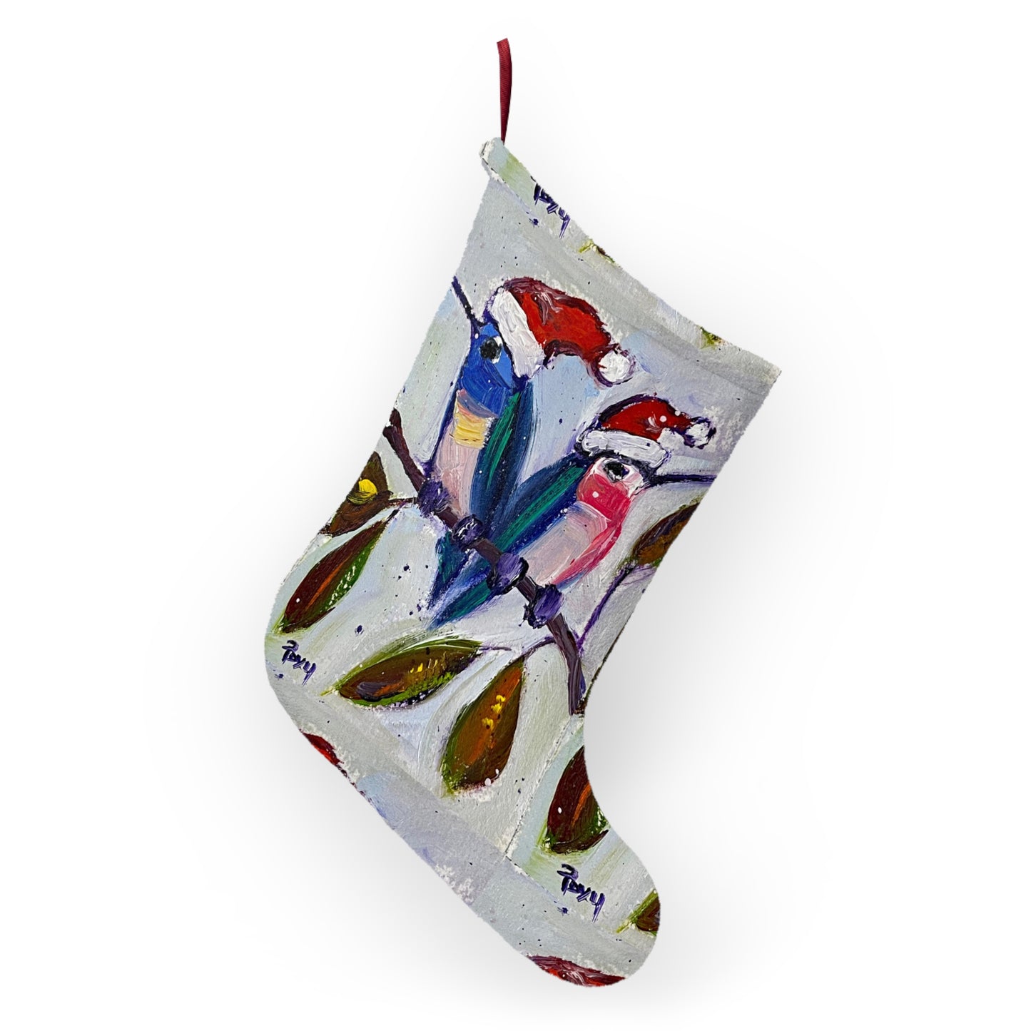 Holiday Hummingbirds Christmas Stocking