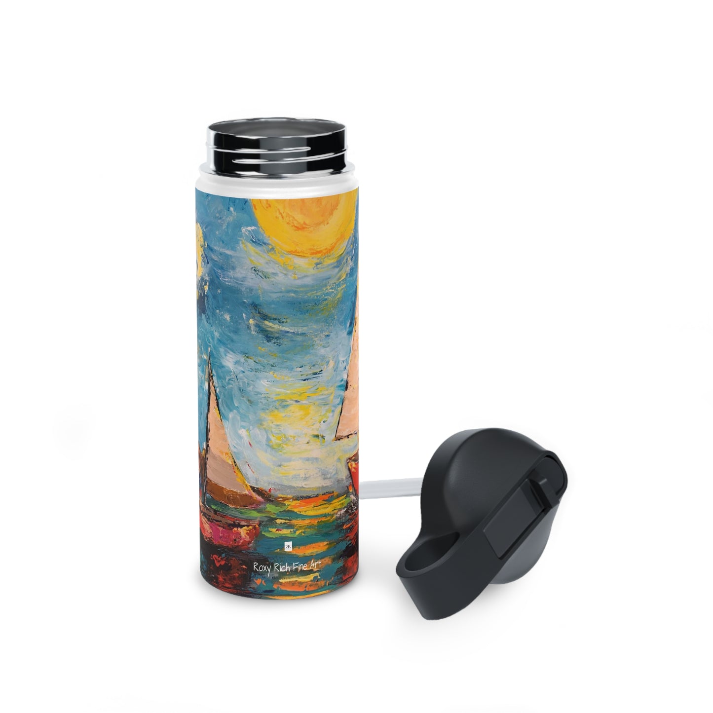 Sunny Sails- Stainless Steel Water Bottle, Standard Lid