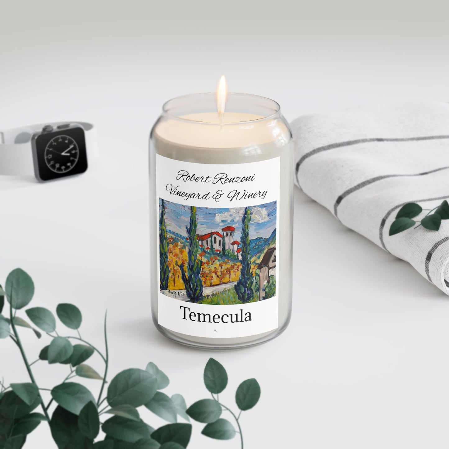 Scented Candle, 13.75oz-Robert Renzoni Vineyard & Winery-Temecula