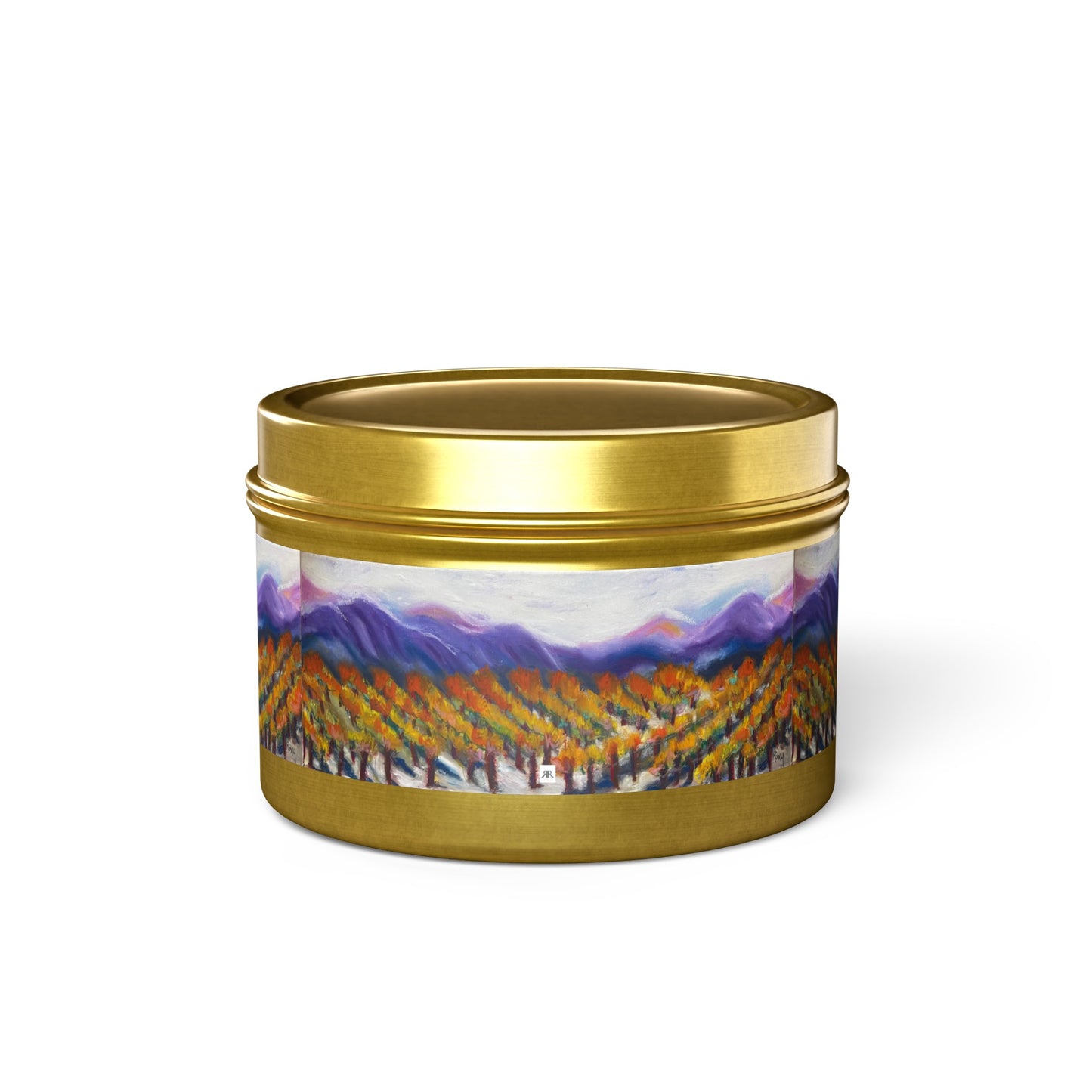 Misty Vines Wine Country Tin Candle