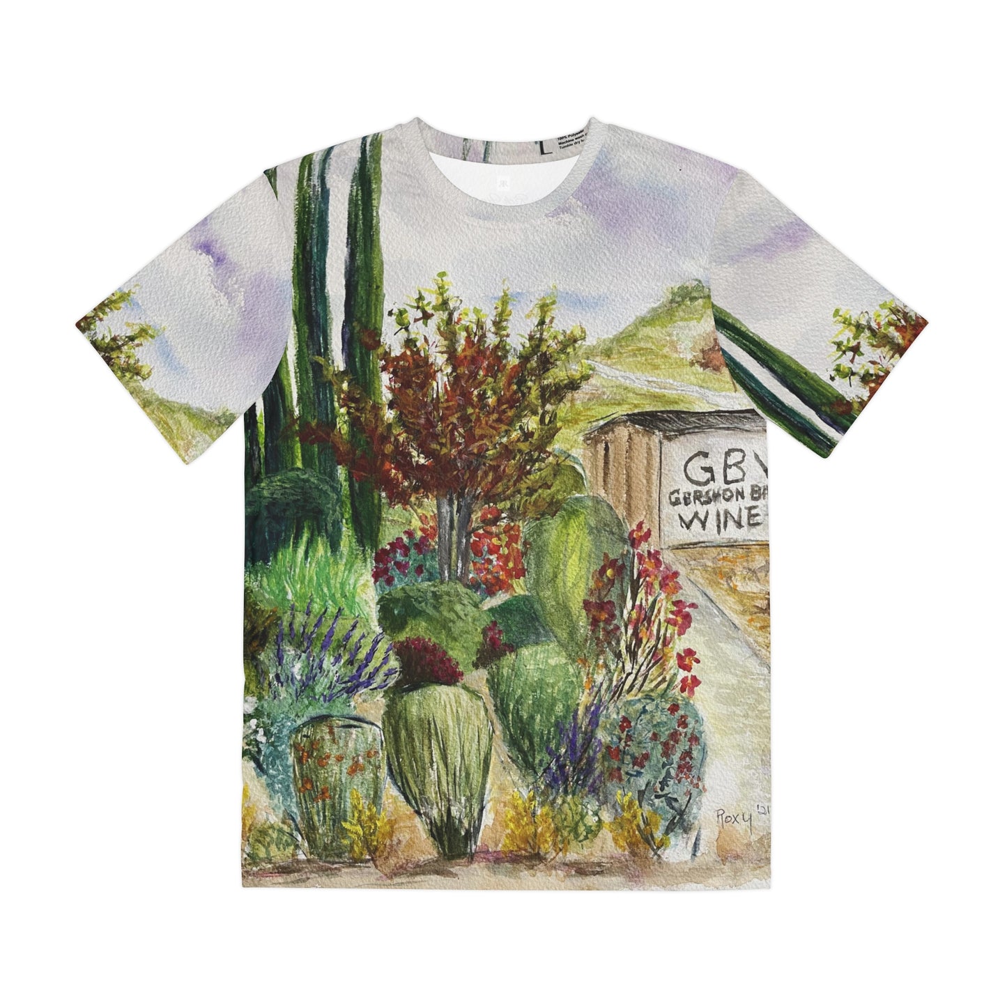 Men's Poly Tee - Hill to the Barrel Room- GBV