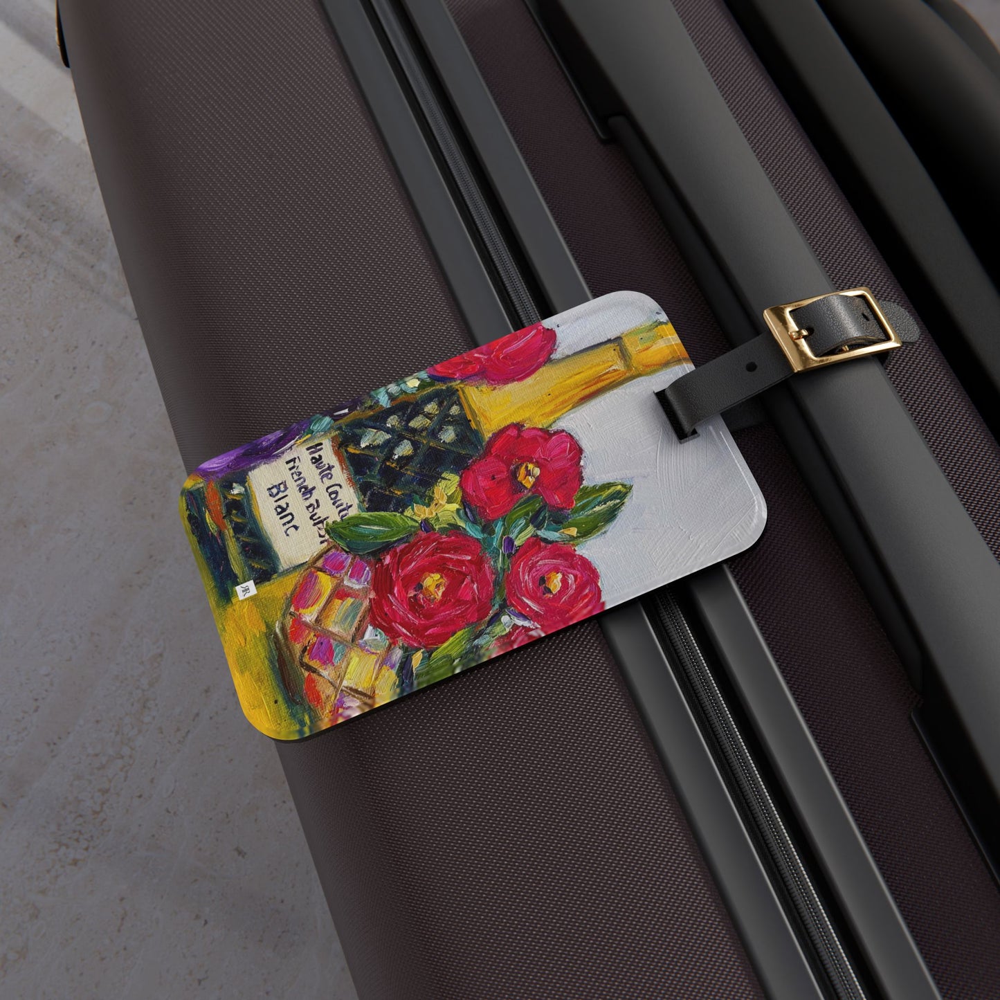 Luggage Tag - French Bubbles