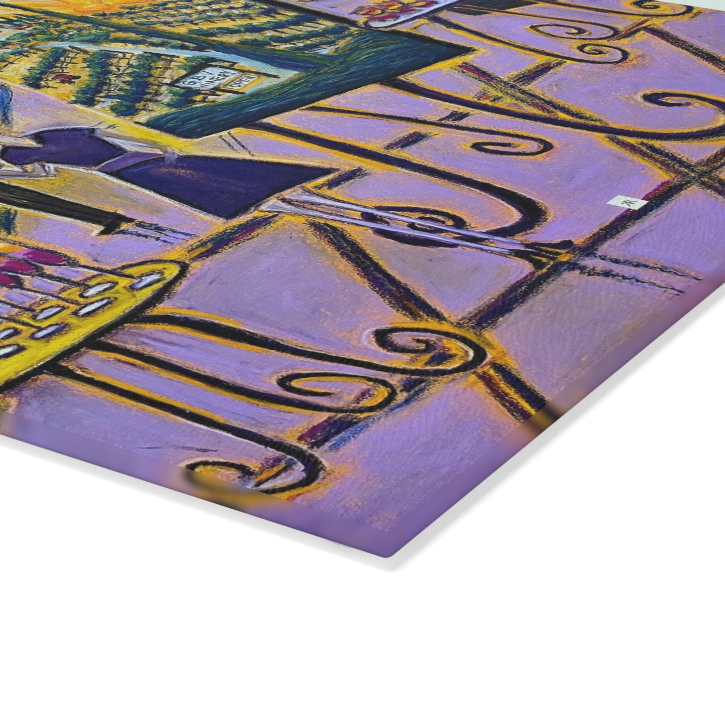 Glass Cutting Board-Corbeaux-Wine and Art After Dark