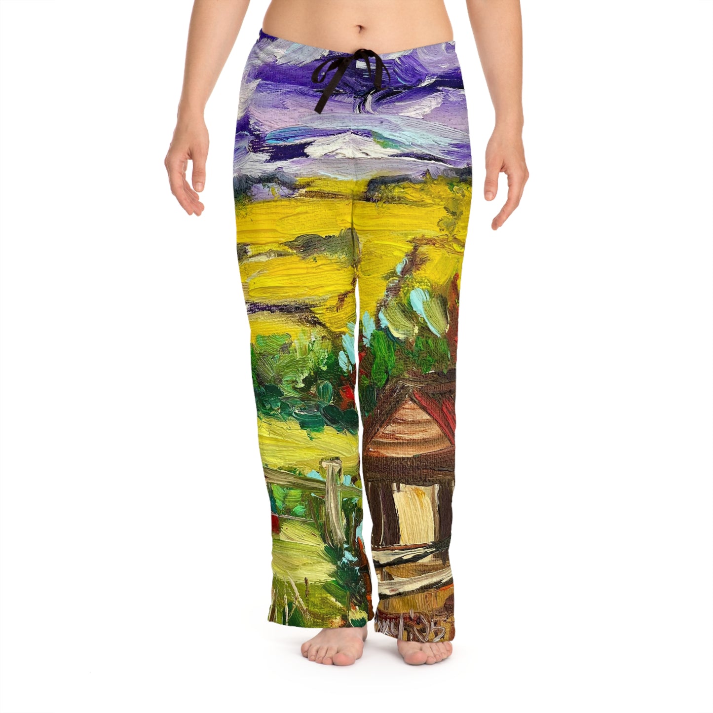 Women's Pajama Pants-Solitude in Churchill Cotswolds