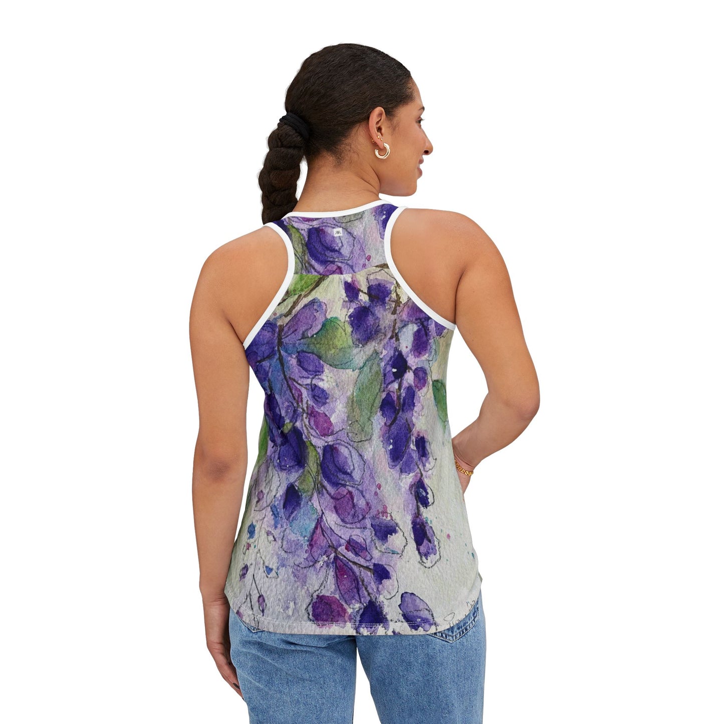 Women's Racerback Tank Top-Wisteria