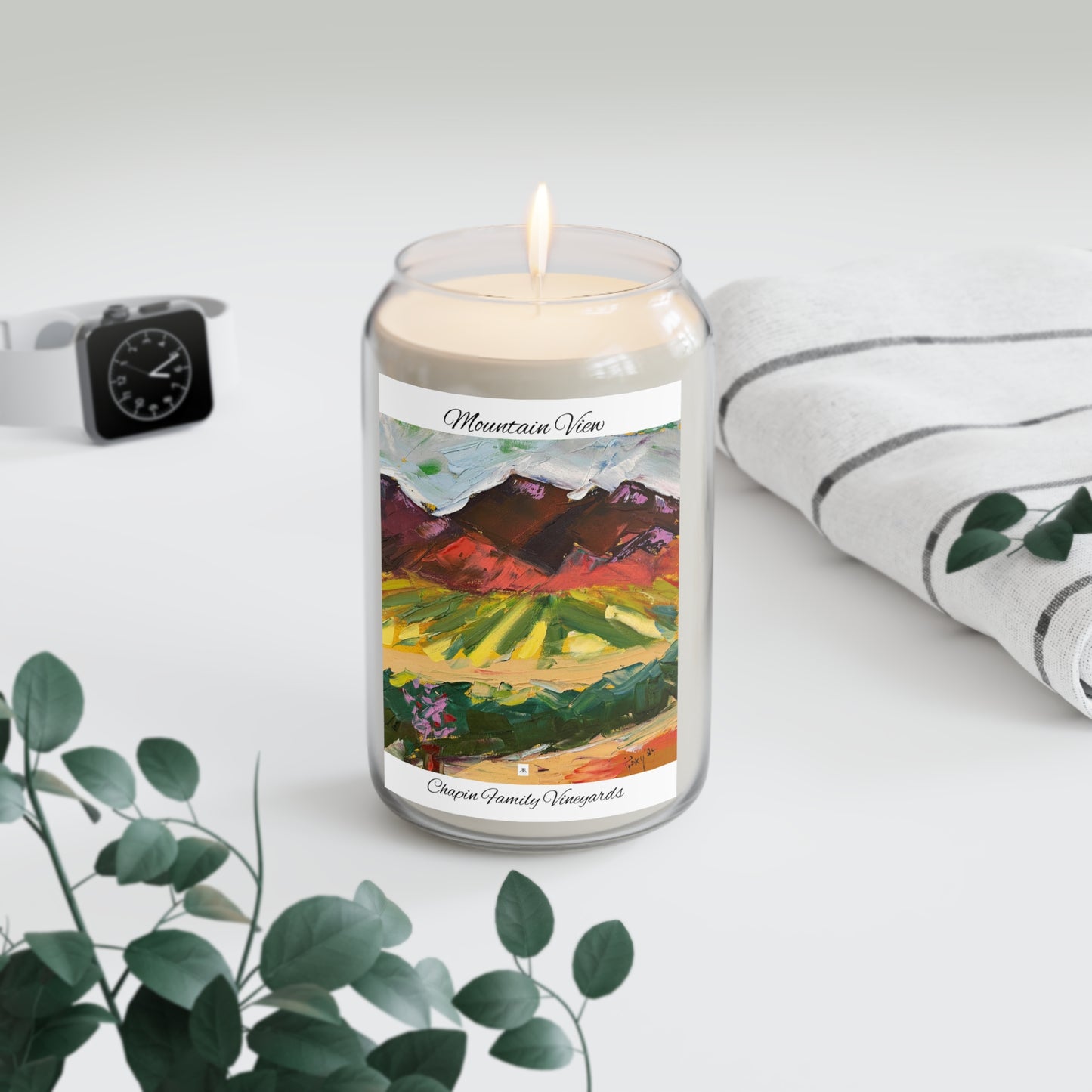 Mountain View at Chapin Scented Candle, 13.75oz