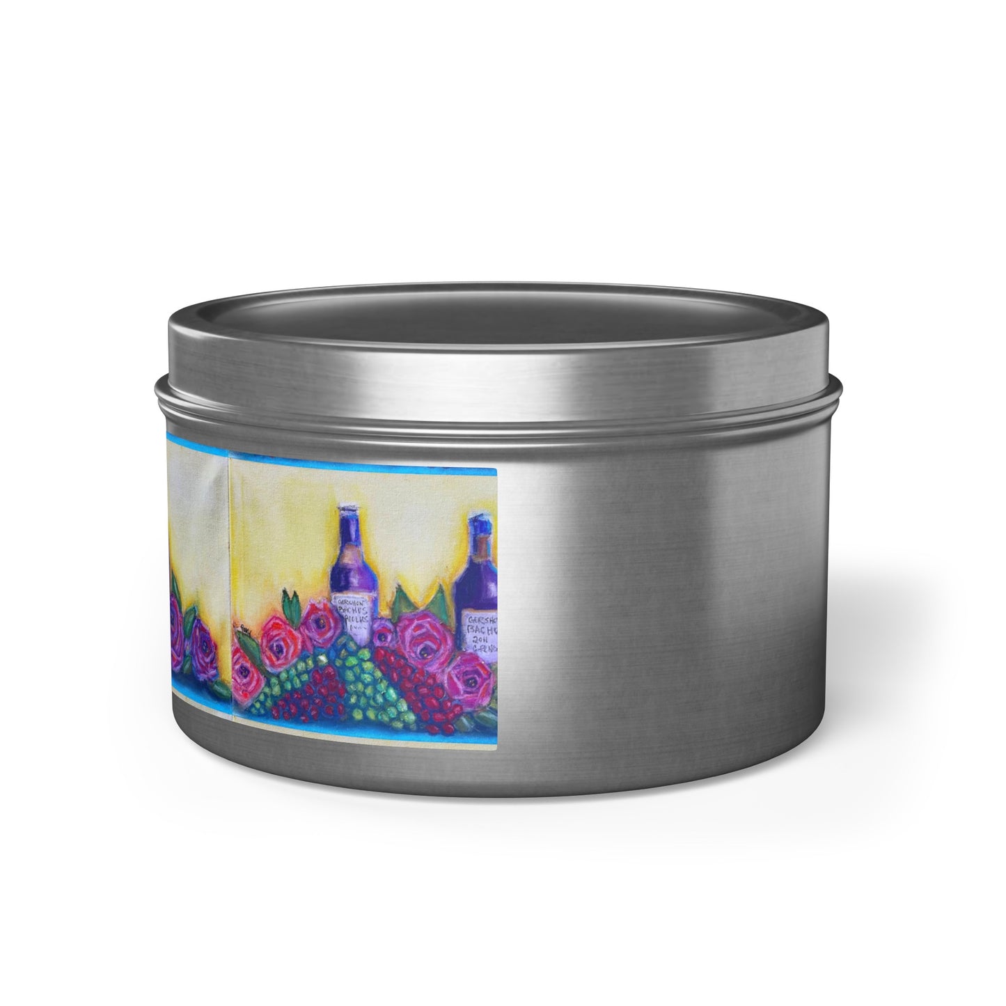 GBV Wine and Roses Tin Candle