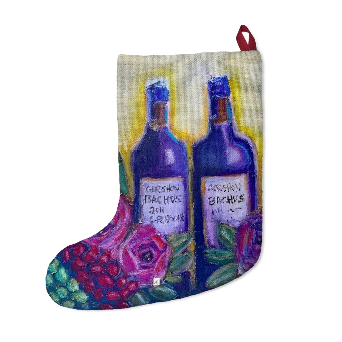 GBV Wine and Roses Christmas Stocking