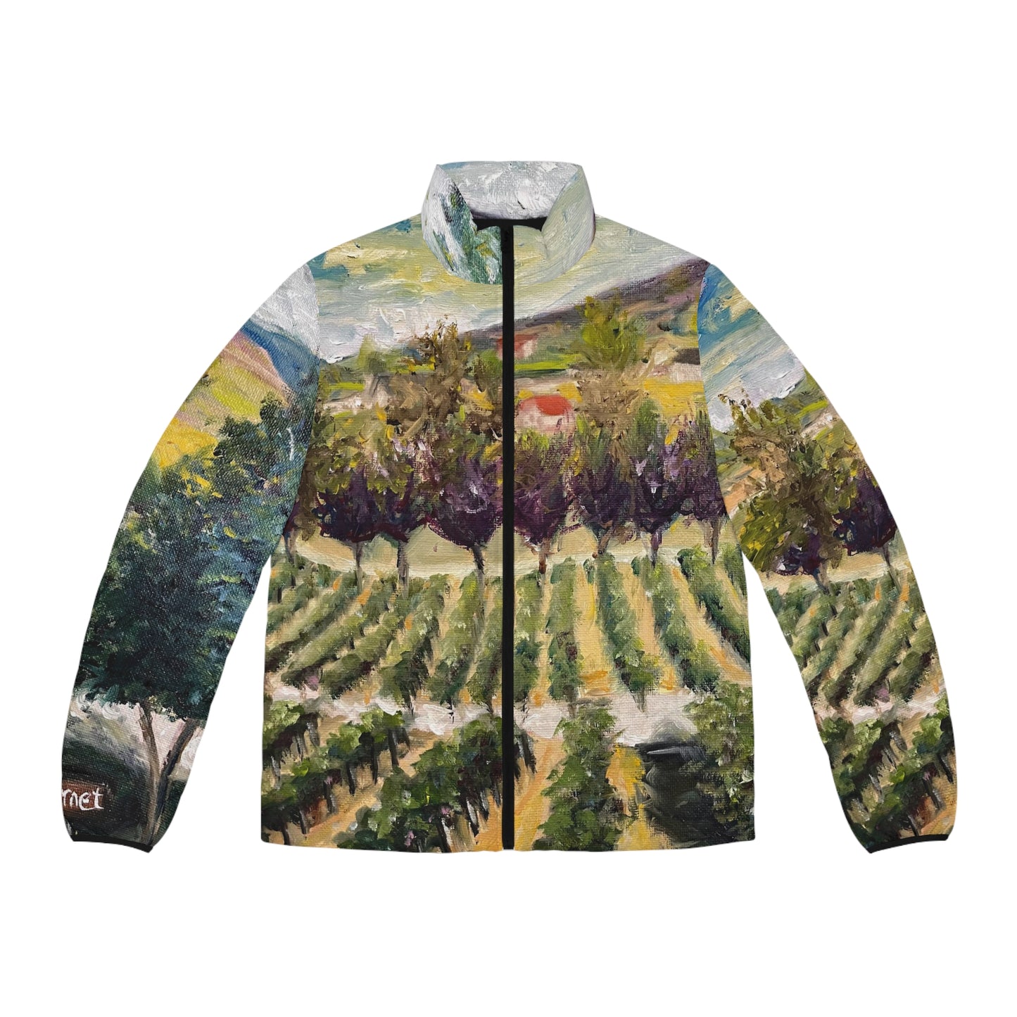 Men's Puffer Jacket - Roxy Rich Art, Unique Bright Cabernet Lot at Oak Mountain