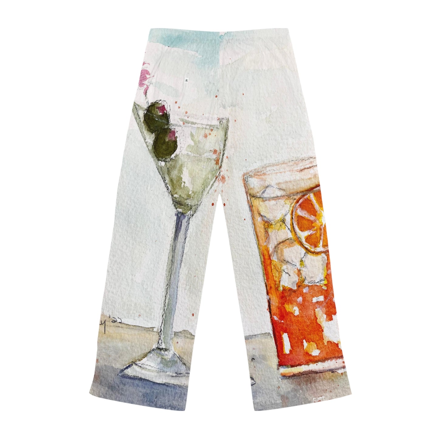 Pajama Pants - Beach Cocktails- Women's Pajama Pants