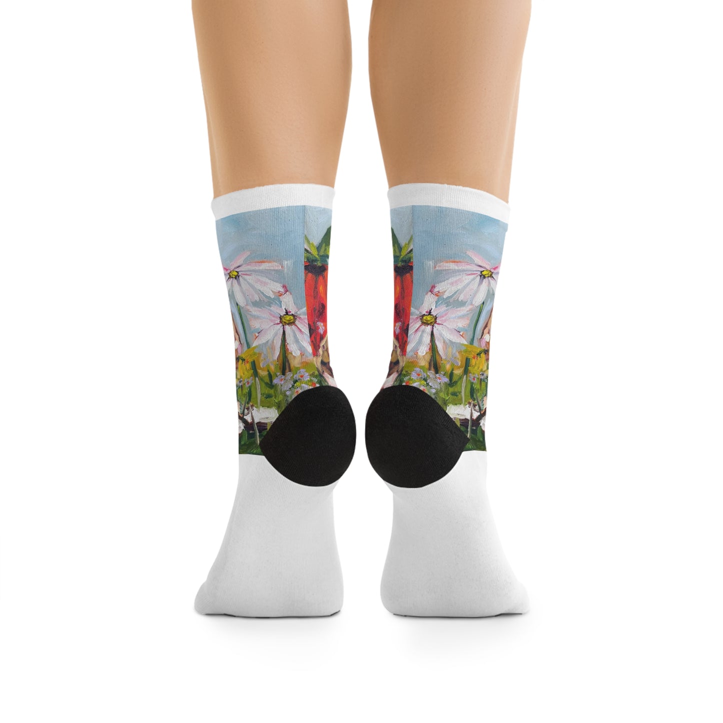 Bunny in the Garden Socks