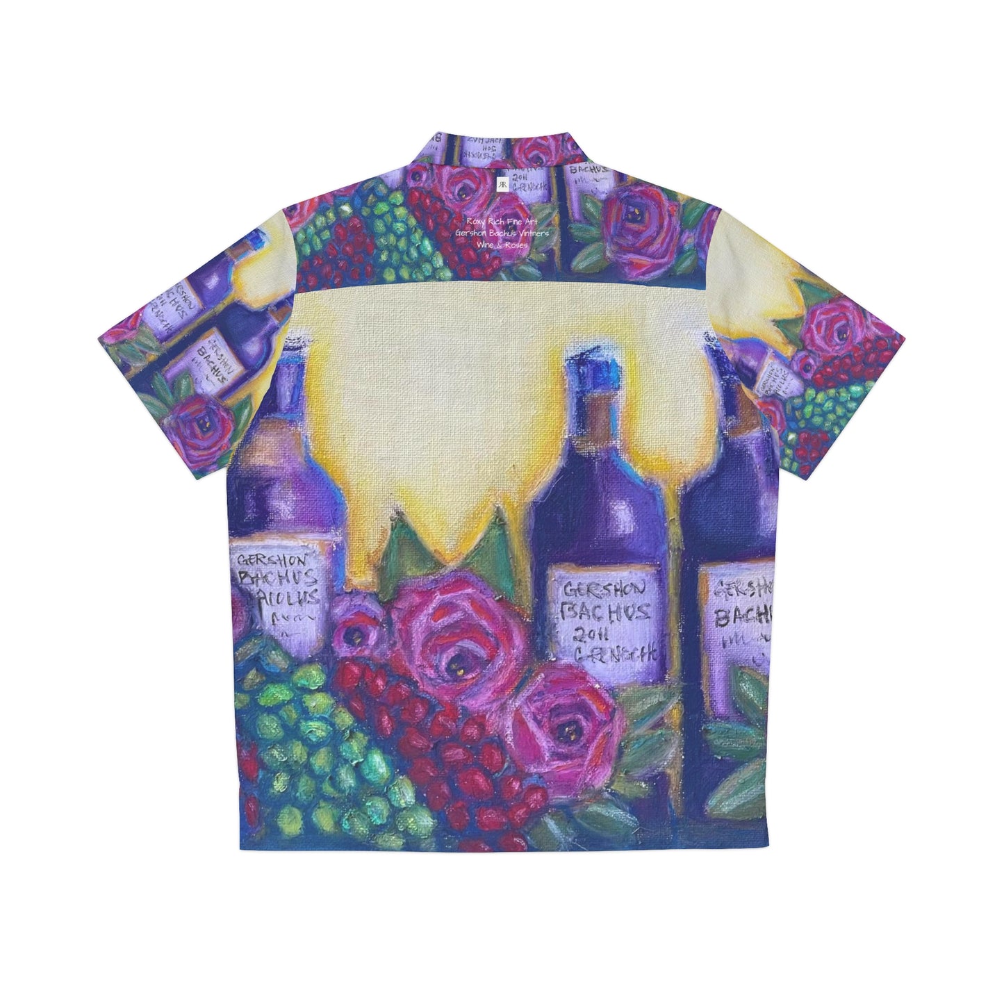 Chemise hawaïenne pour hommes Wine and Roses GBV