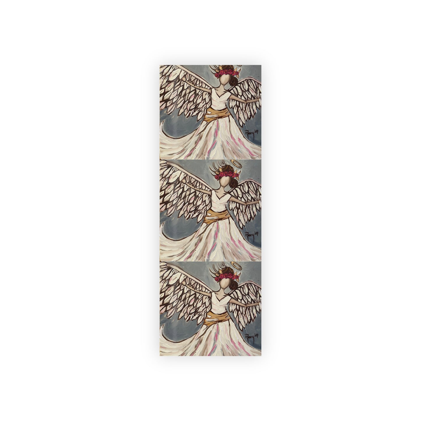 Angel Rising Large Print Gift Wrapping Paper Rolls, 1pc Wedding Mom Friend Holiday giftwrap