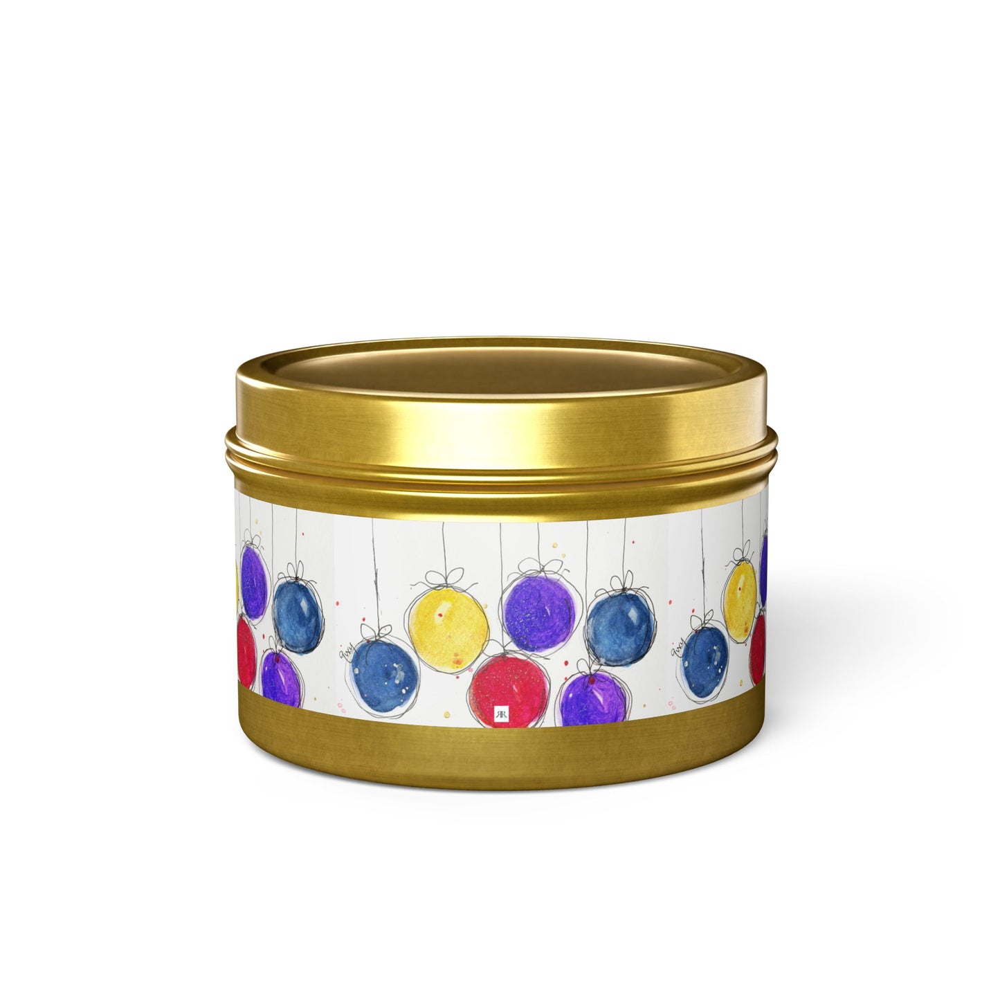 Tin Candle-Christmas Balls