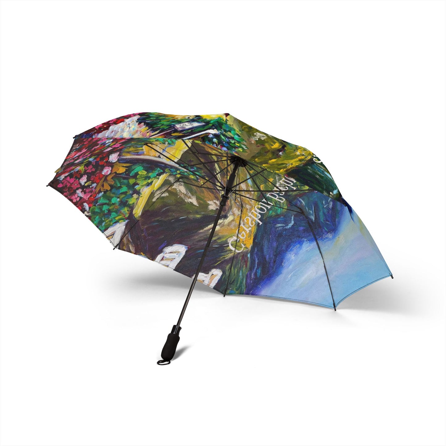 Umbrella- Fountain Vista at Gershon Bachus Vintners