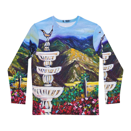 Men's Long Sleeve Shirt - Unique Classic Tee-Fountain Vista at GBV