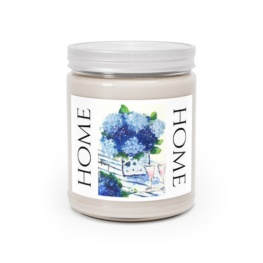 Blue Hydrangeas "Home" Scented Candle 9oz