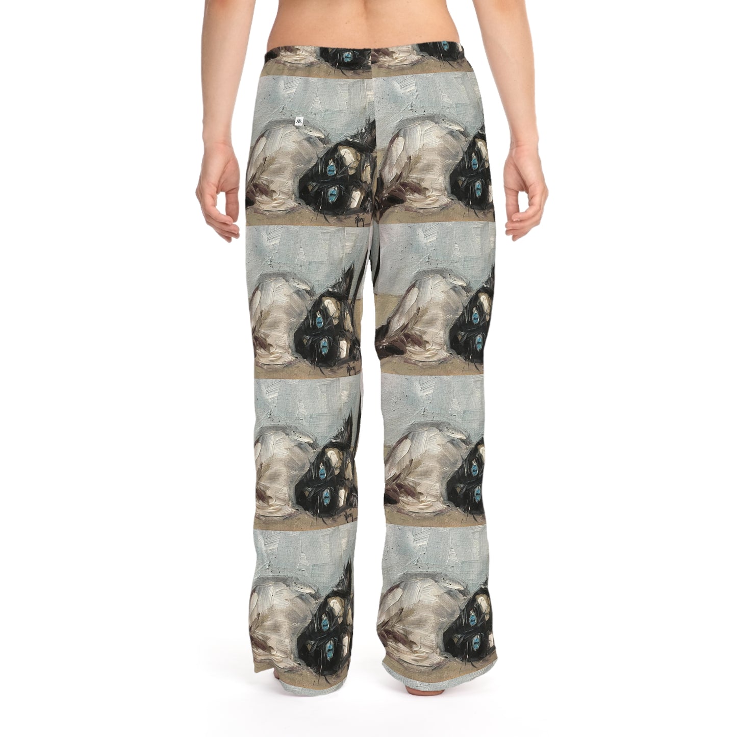 Pajama Pants - Little Miss Innocent Siamese Cat- Women's Pajama Pants