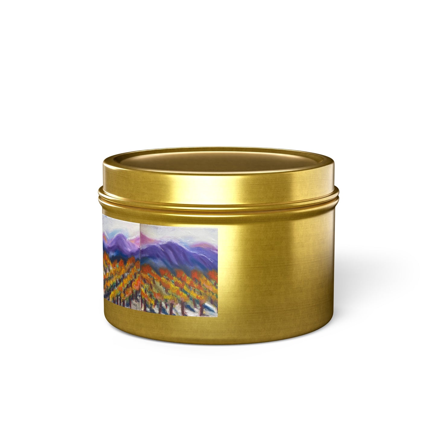 Misty Vines Wine Country Tin Candle