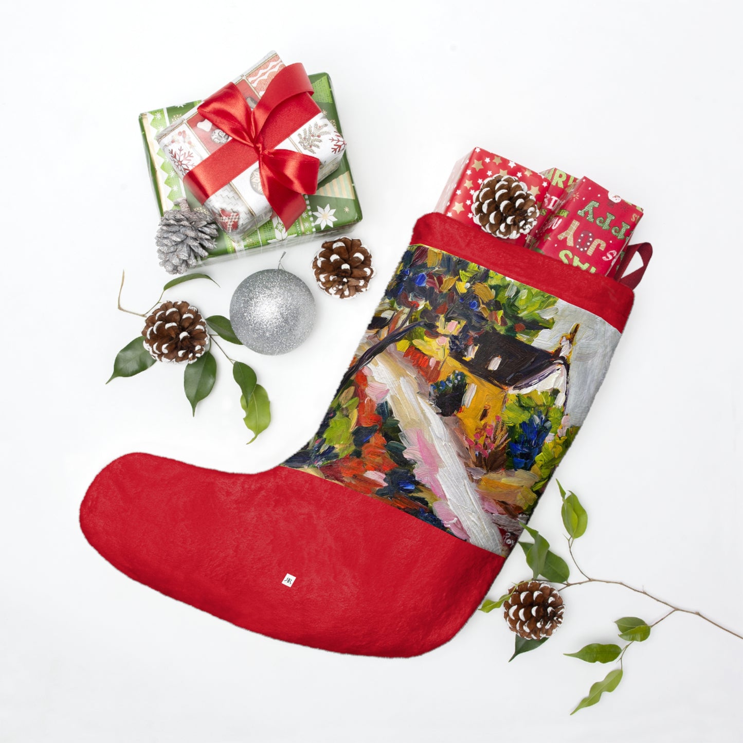 Snowshill Cotswolds Christmas Stocking