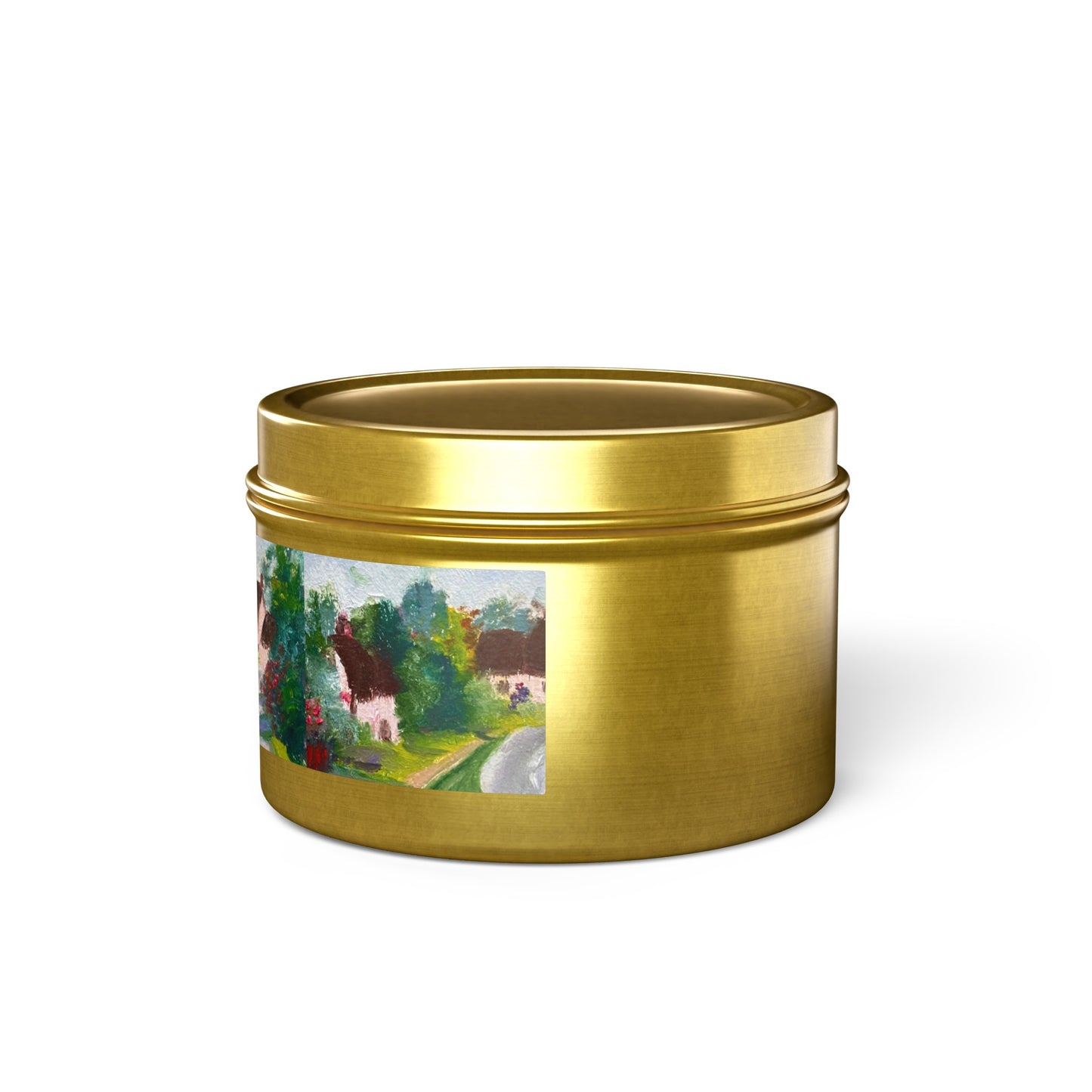 Little Cotswolds Village Tin Candle